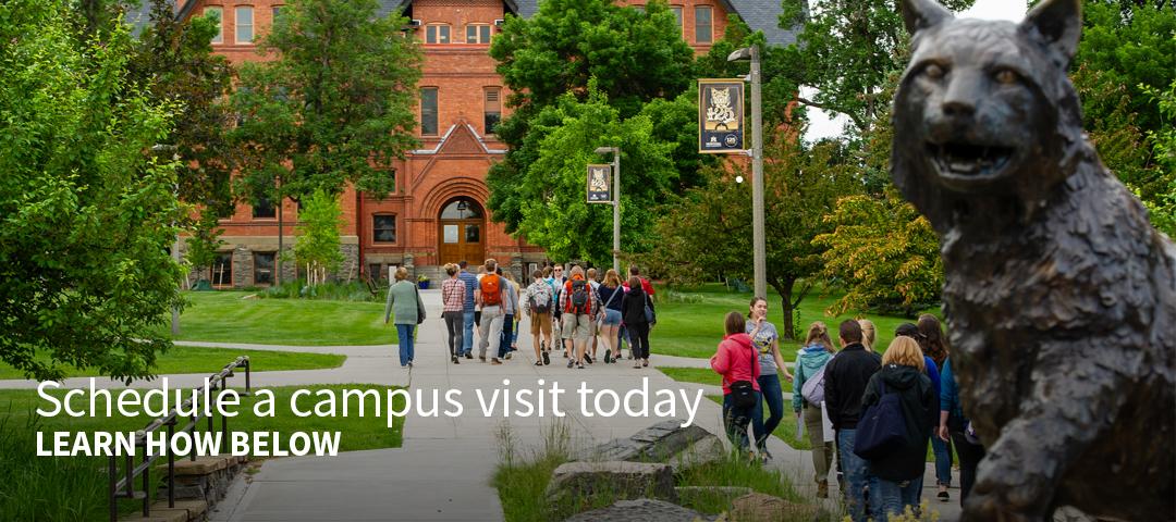 Schedule a campus visit today. Learn how below.