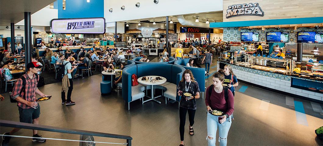 Rendezvous Dining Pavilion ranked best large college dining hall in nation.