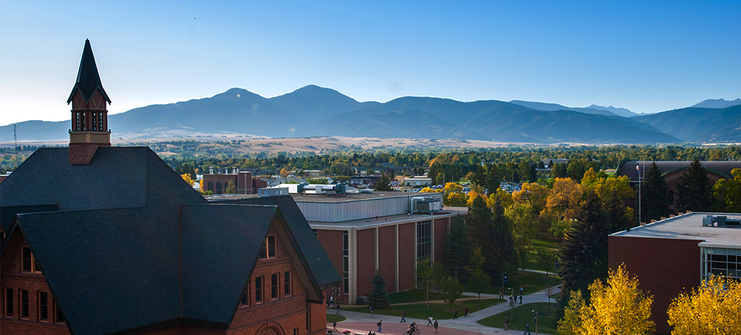 MSU campus in early summer.