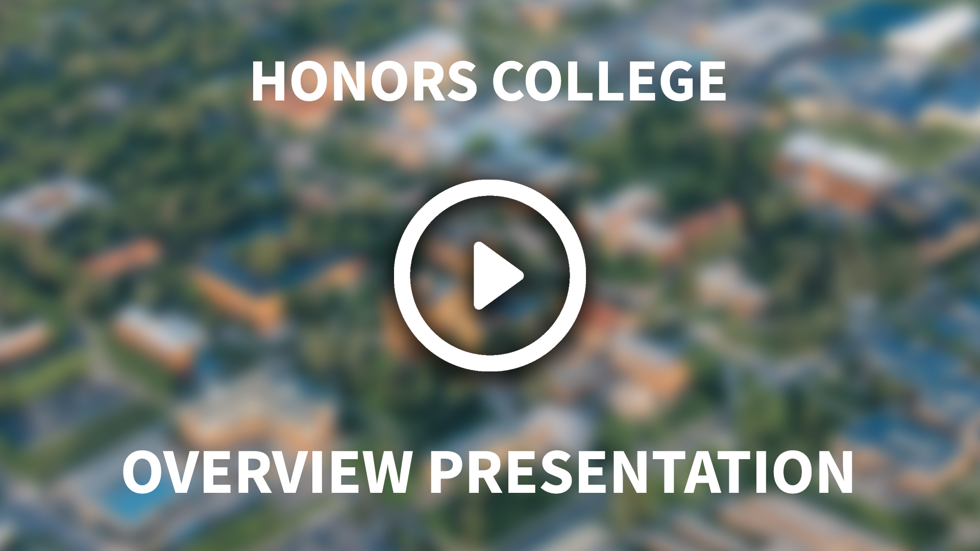 Video thumbnail for Honors College presentation.