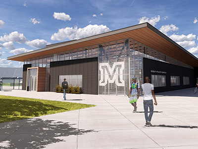 Rendering of the Bobcat Athletic Center