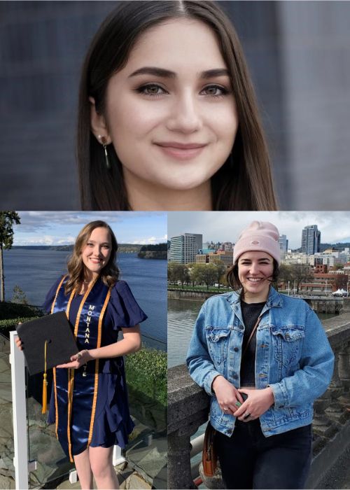 Olivia Jakabosky, Kayla Hay, and Mikaela Byers