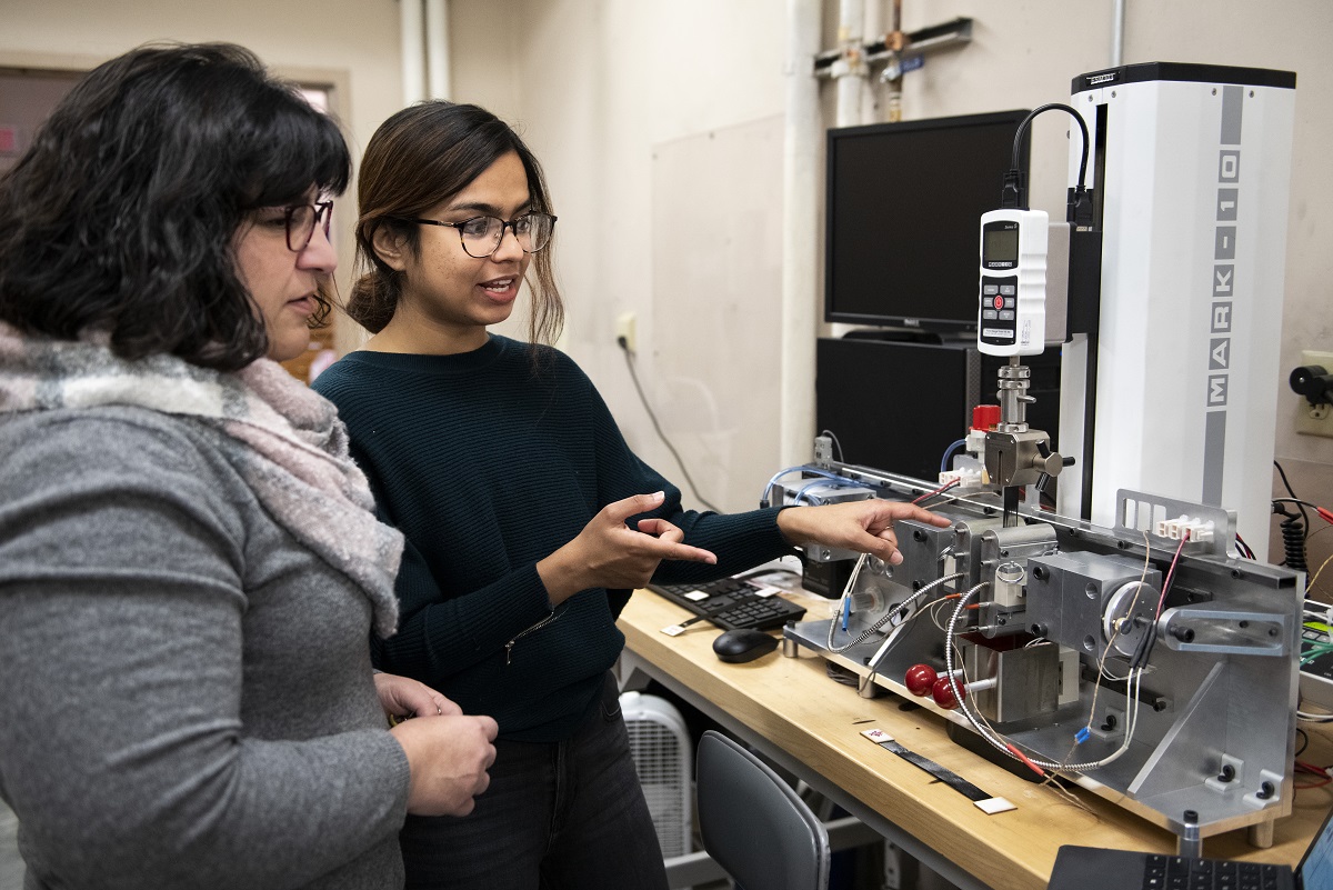 Student and Professor discussing a test plan for testing SBCF