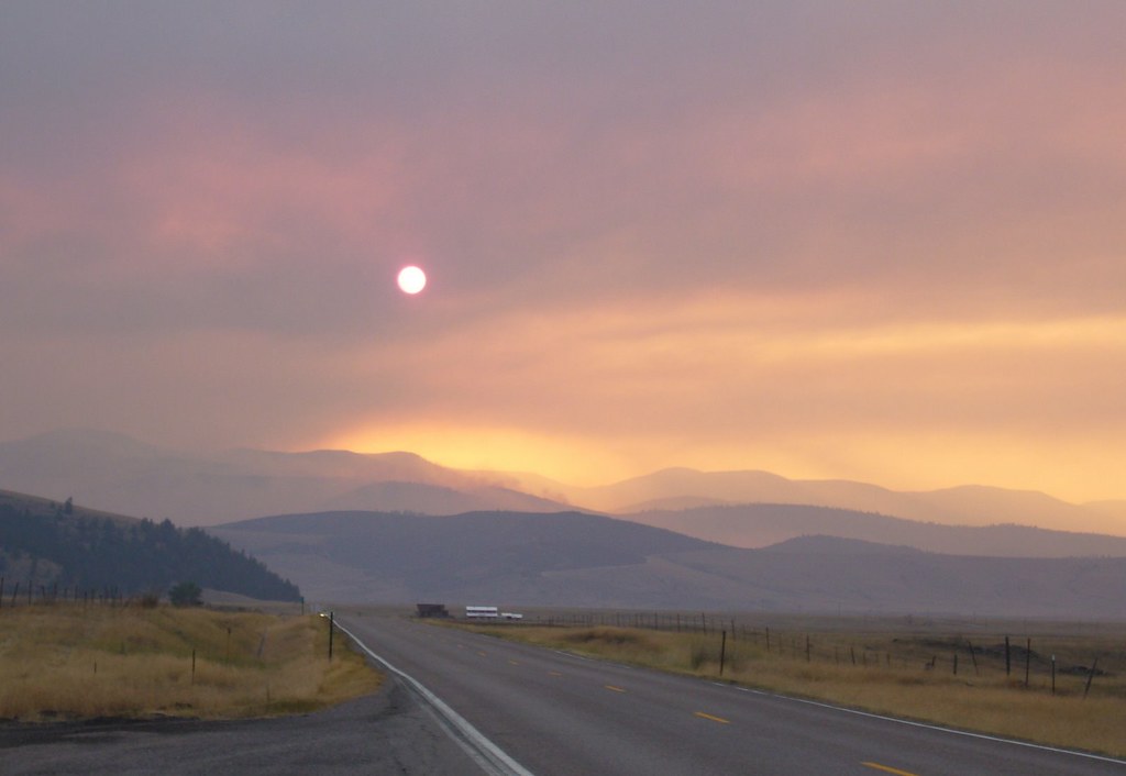 Haze and Fires in Montana