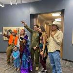 Group picture at the AIC Halloween Party 2022