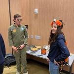 Students at the AIC Halloween Party 2022