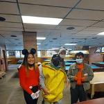 Students dressed up for the Halloween Party 2021