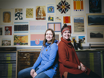 Portrait of Katherine Nell and Whitney Pomroy