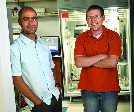 Blake Wiedenheft, left, and Ryan Jackson led an MSU team that has just published its findings in the scientific journal, Science.