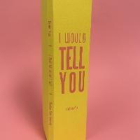 The artist book standing up. 
