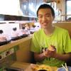 MSU student Alex Tseng enjoyed Japanese food when he studied in Japan in Summer 2014.  