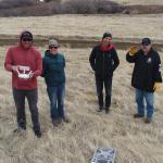 A group of people in a field