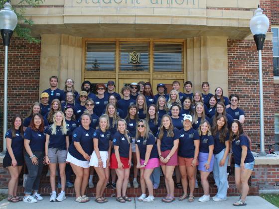 Orientation Leaders during Summer Orientation