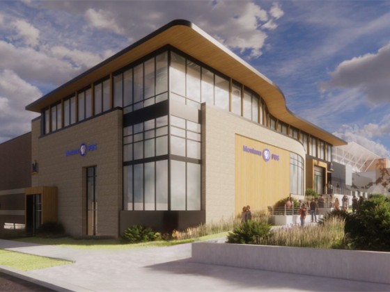 A rendering depicts the future expansion of the MSU Visual Communications Building.  | MSU Graphic