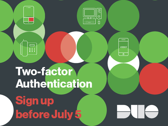 DUO Two-factor authentication | 