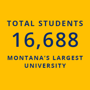 Total students: 16,688. Montana's largest university.   | 