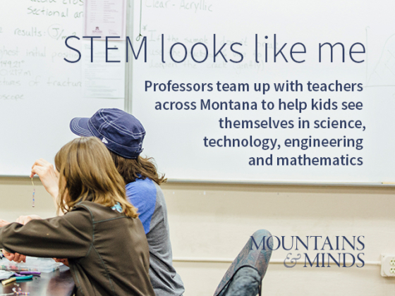 an instructor interacts with small group of students working on a hands-on project at stem workshop for girls	 | 