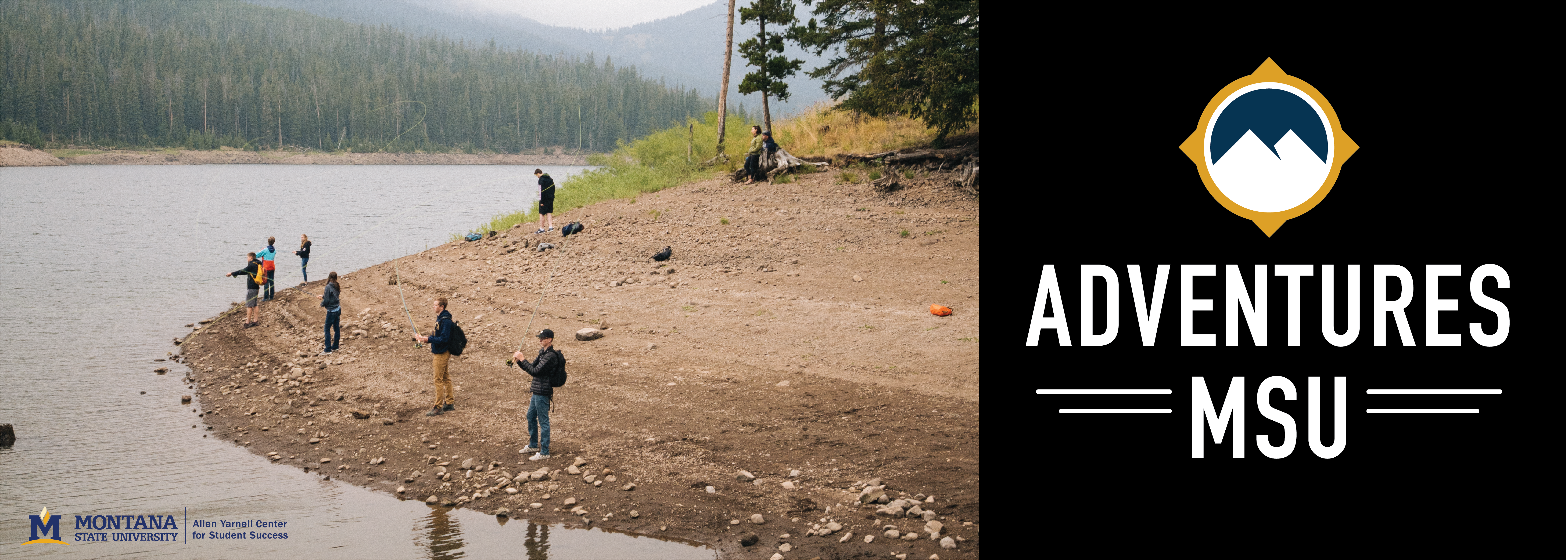 People fly fishing