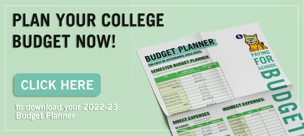 Plan your college budget now!