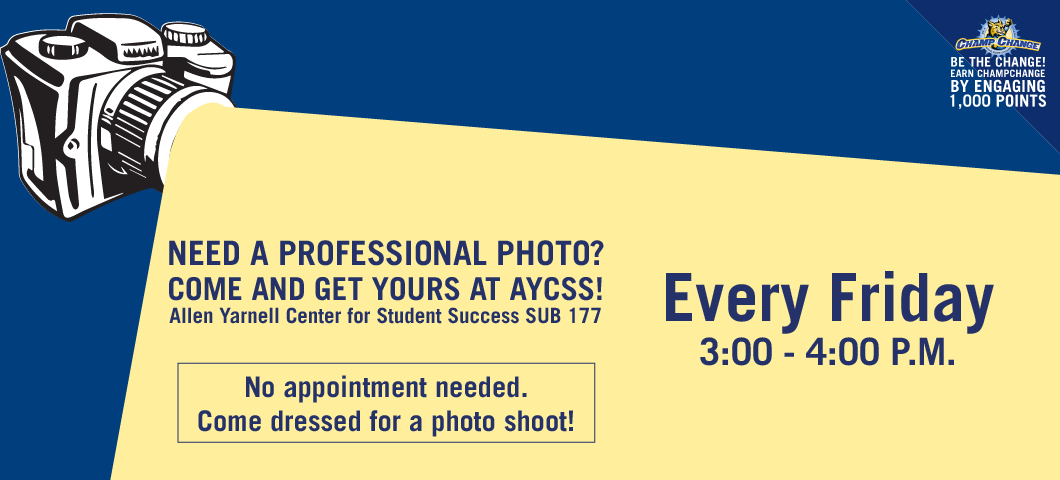 Come and get yours at AYCSS!
No appointment needed. Come dressed for a photo shoot!
Every Friday 3:00 - 4:00 P.M.