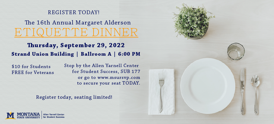 16th Annual Margaret Alderson Etiquette Dinner