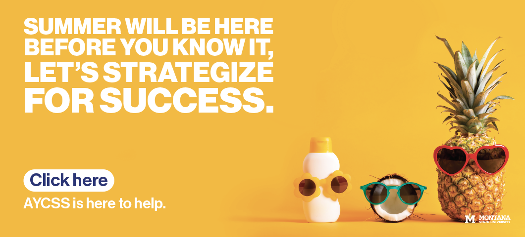 Summer will be here before you know it, let's strategize for success. AYCSS is here to help.