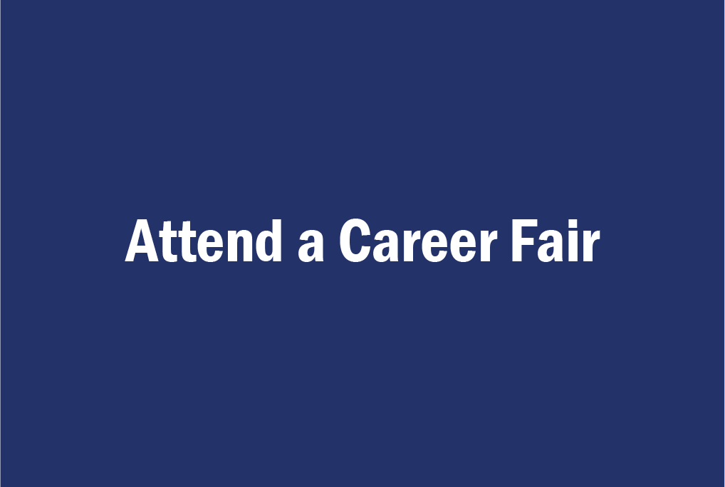 attend a career fair