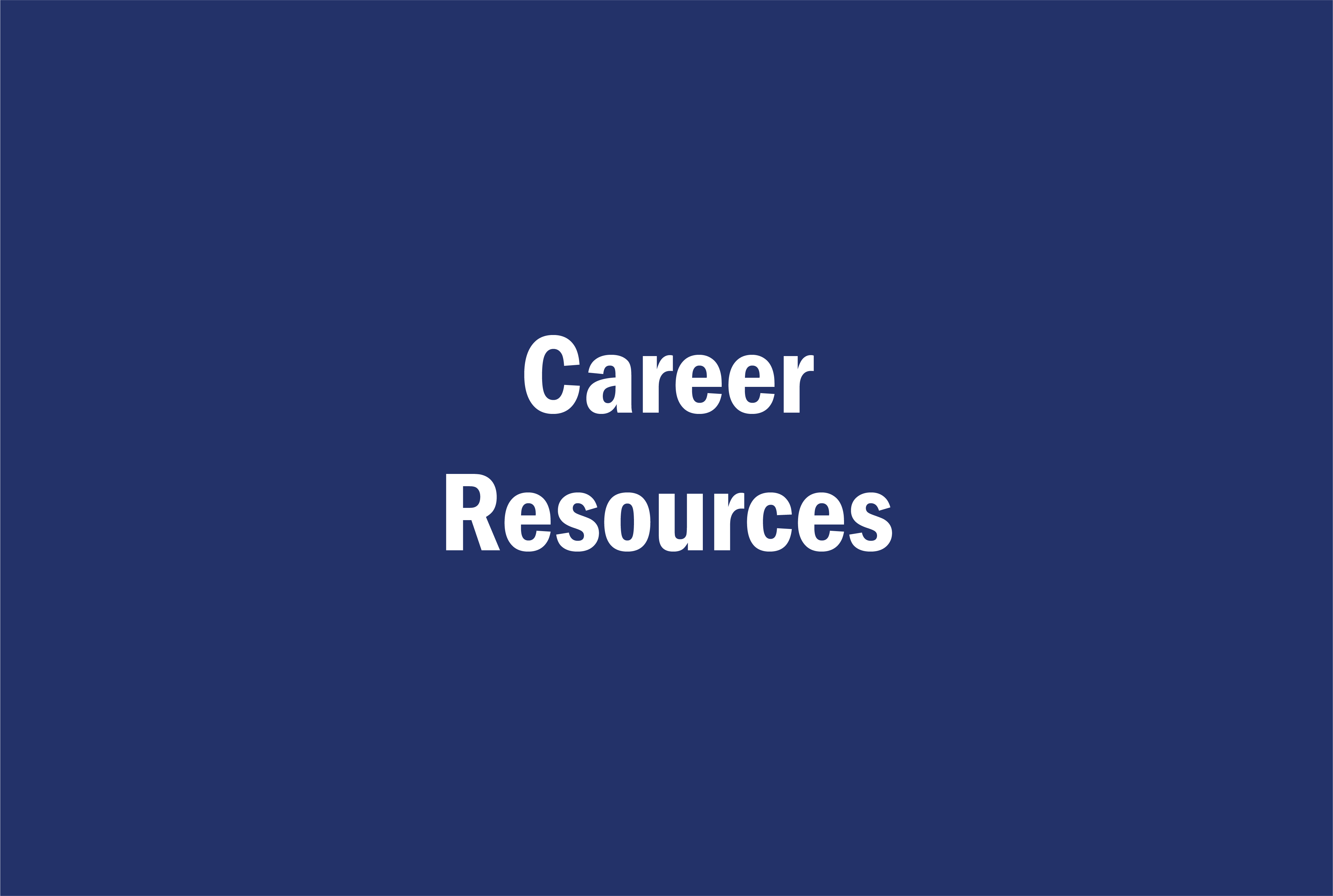 career resources