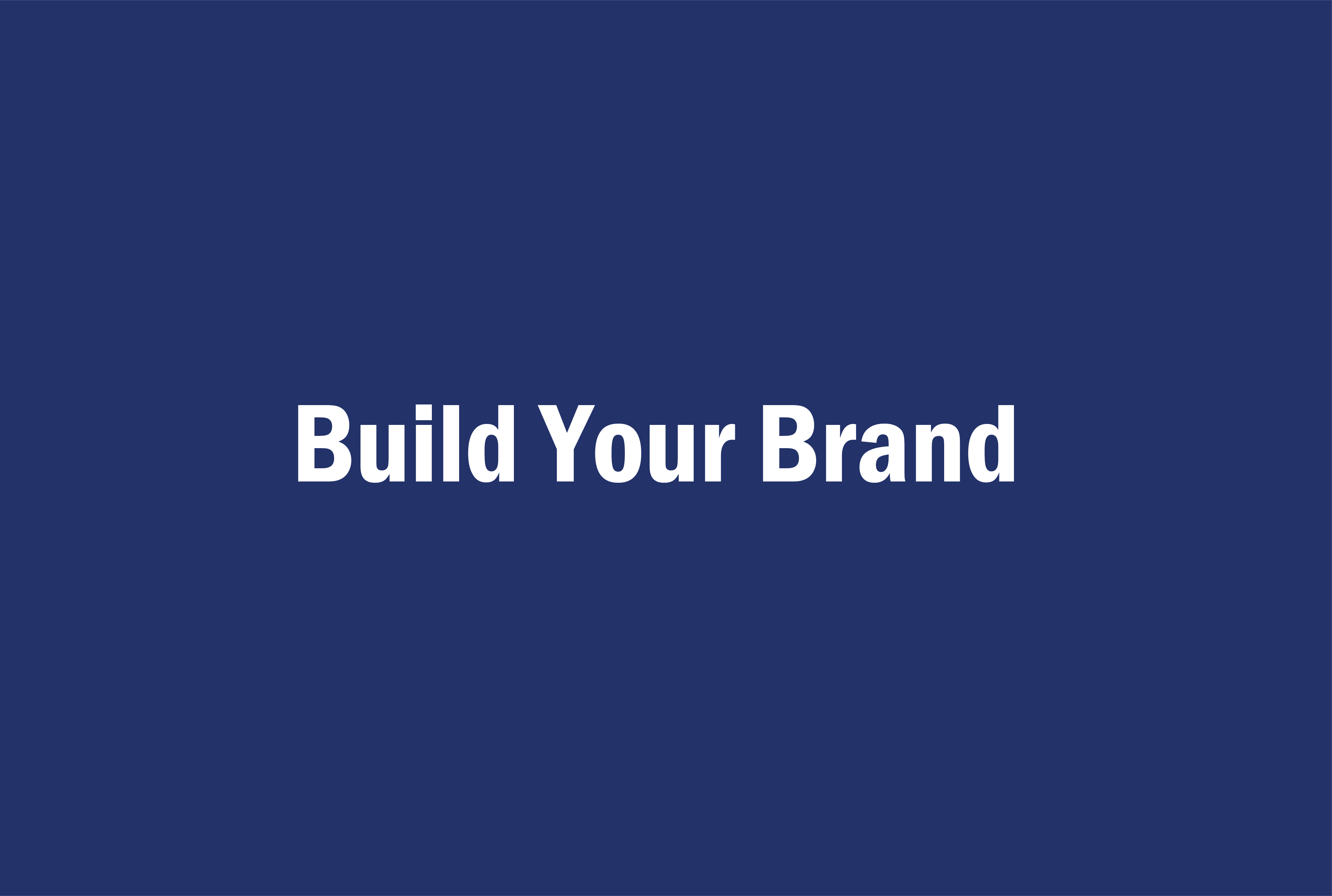 build your brand