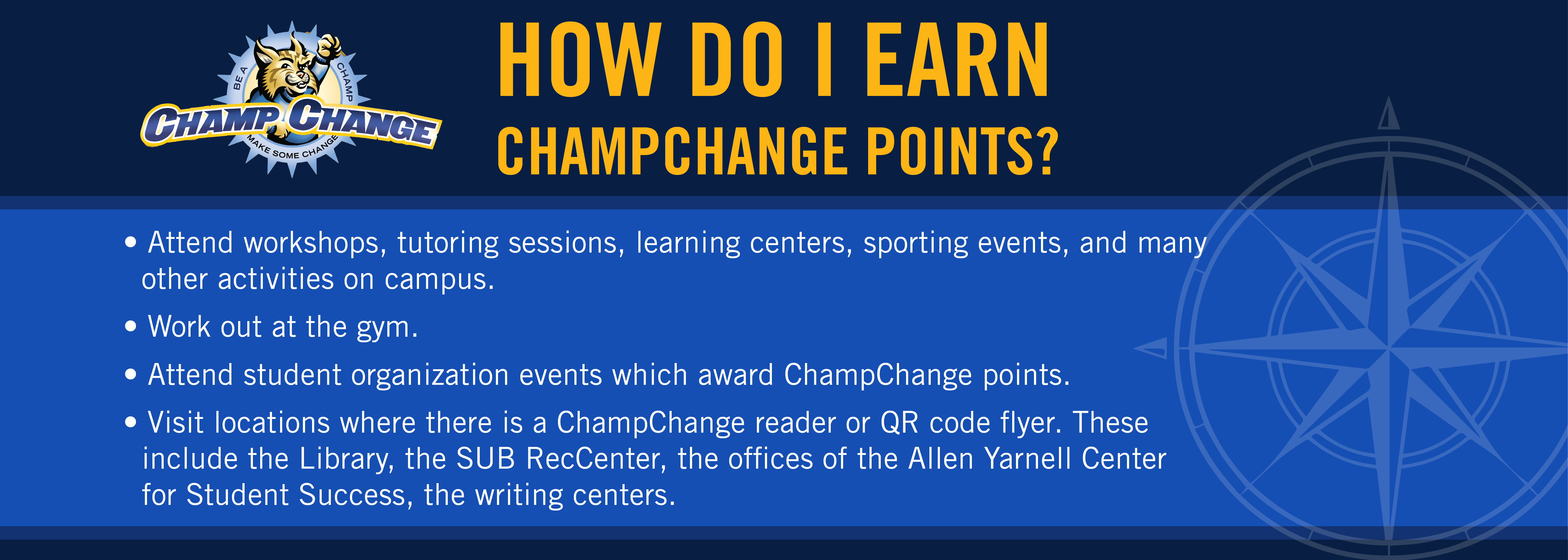How to earn champchange points