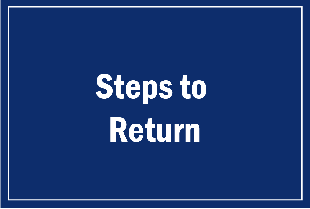 steps to return