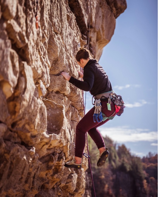 rock climbing