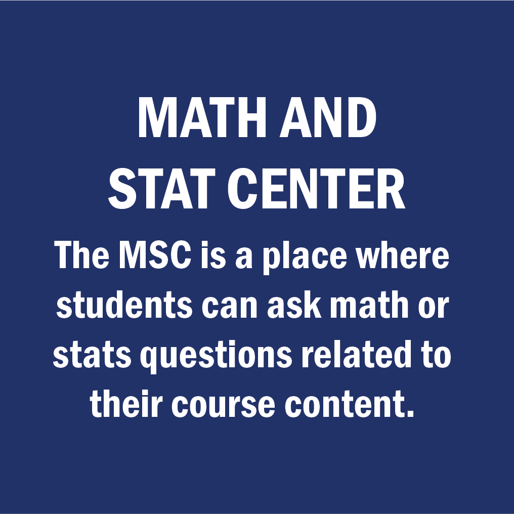 Math and Stat center