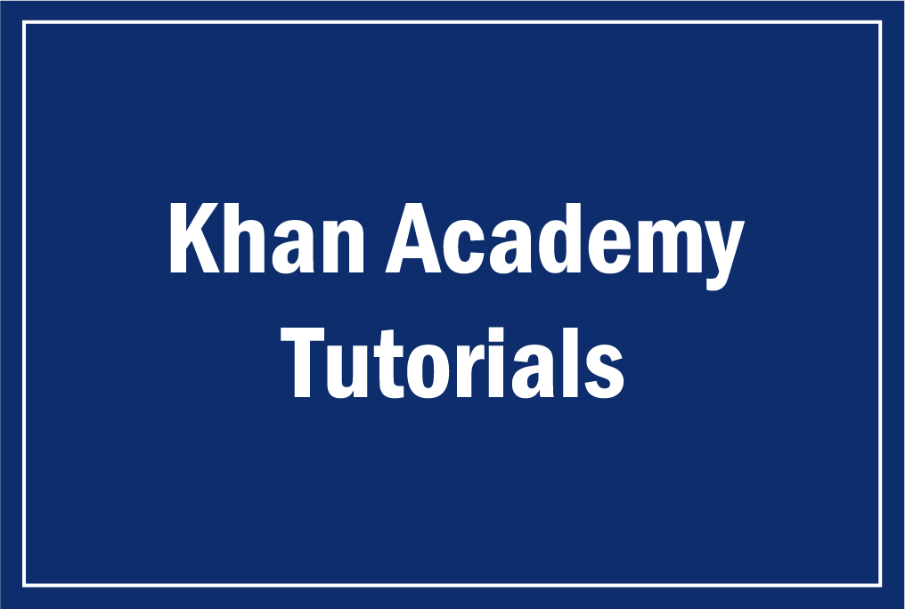 khan academy tutorials