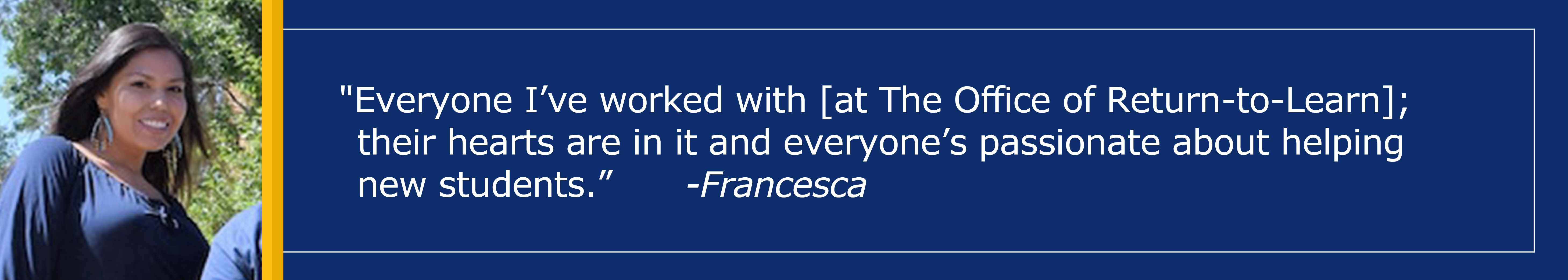 Francesca's Quote