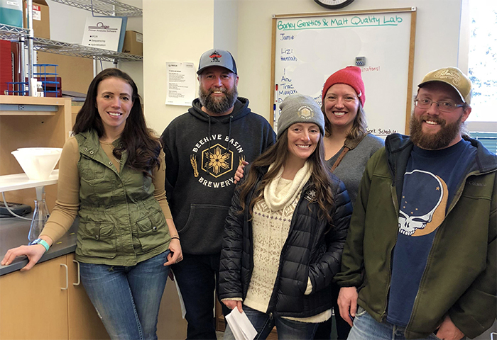 Beehive Basin Brewery tours the MSU Malt Quality Lab!