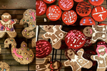 Scientist and blood agar cookies