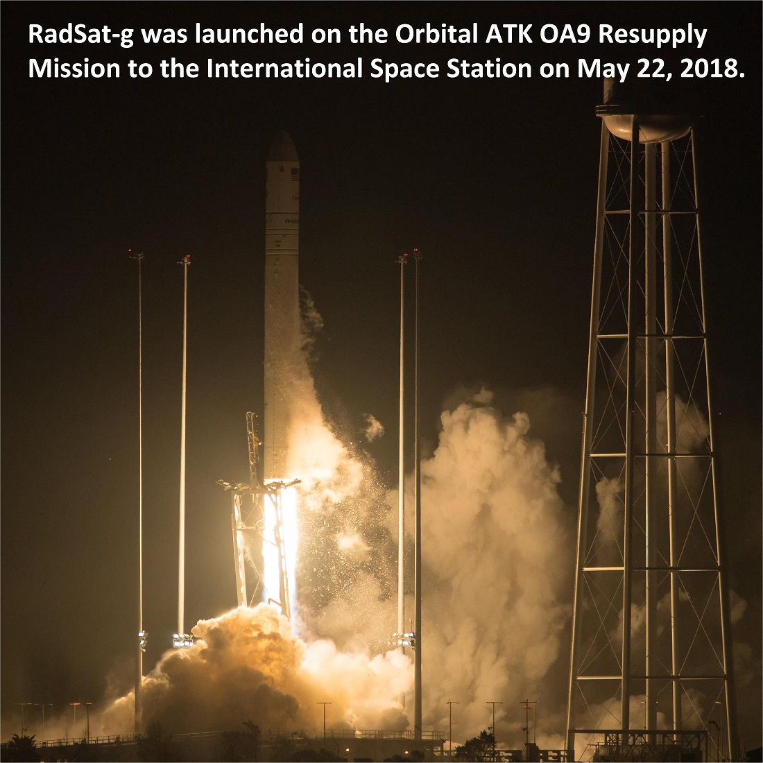 RadSat-g Launch