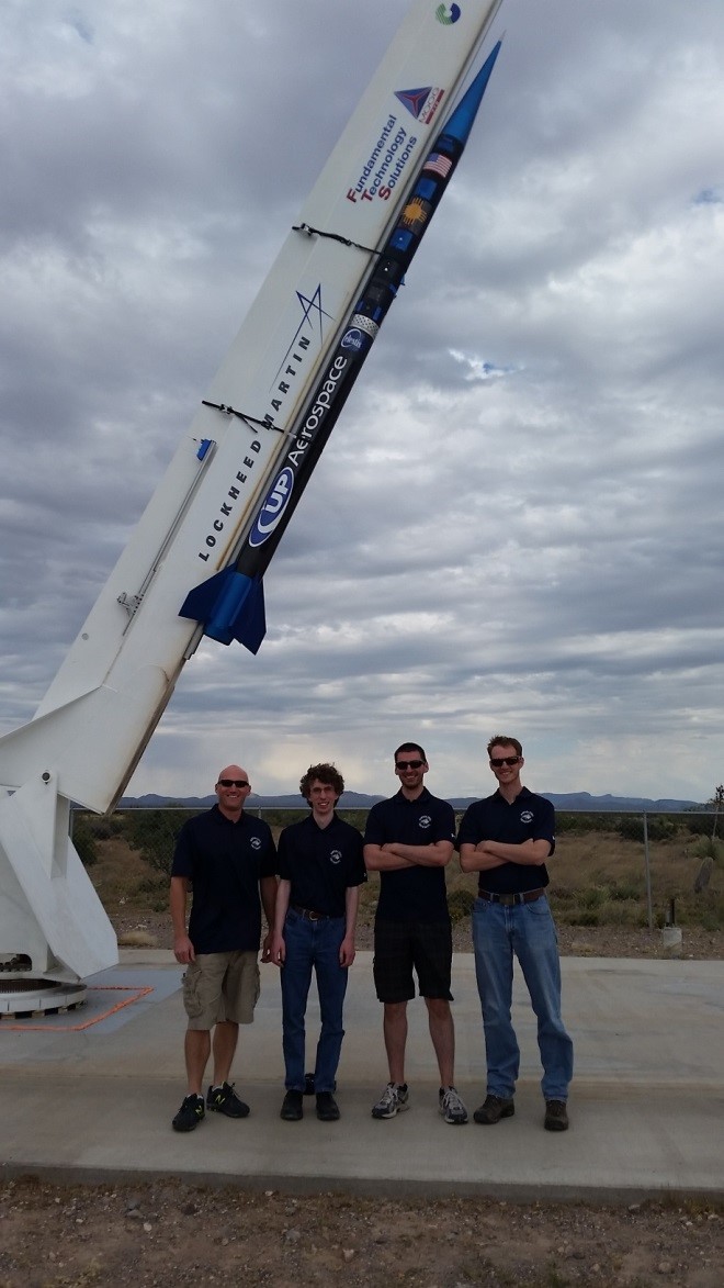 UP Aerospace SL9 Team at Launch