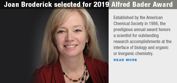 Joan Broderick selected for 2019 Alfred Bader Award
