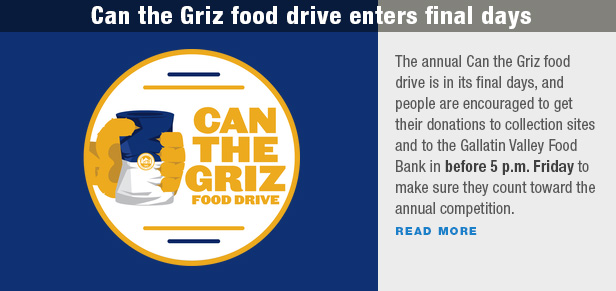 Can the Griz food drive enters final days