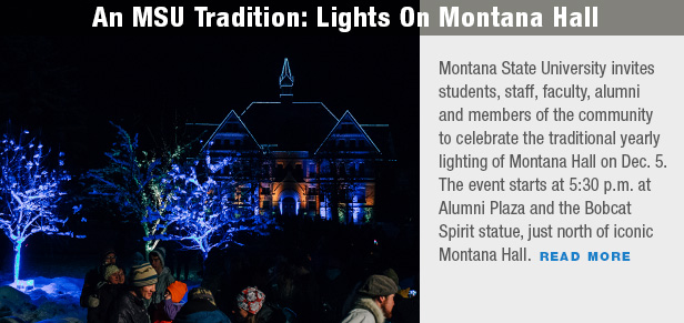 An MSU Tradition: Lights on Montana Hall