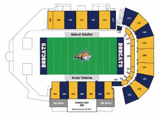 Msu Bobcat Football Stadium Seating Chart