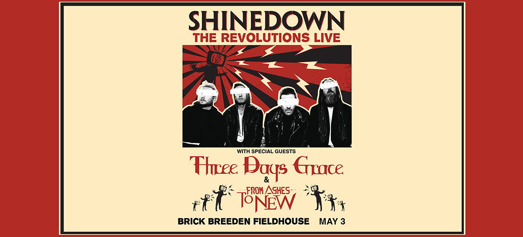 Shinedown coming May 3rd, 2023