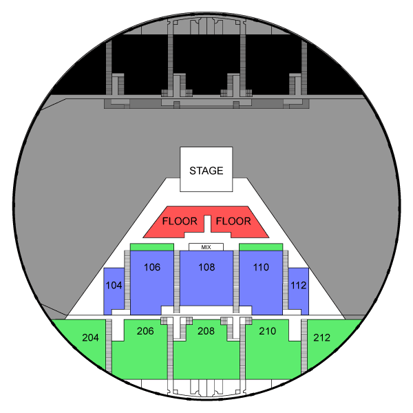 Bonnie Raitt Seating