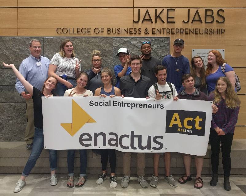 Photo of the 2017 Enactus group