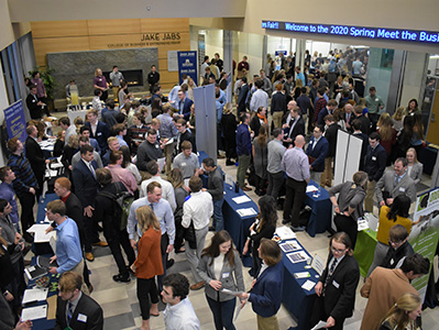 Spring 2020 Meet the Recruiters Fair in Jabs Hall