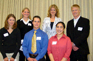 First recipients of the scholarships from the endowment