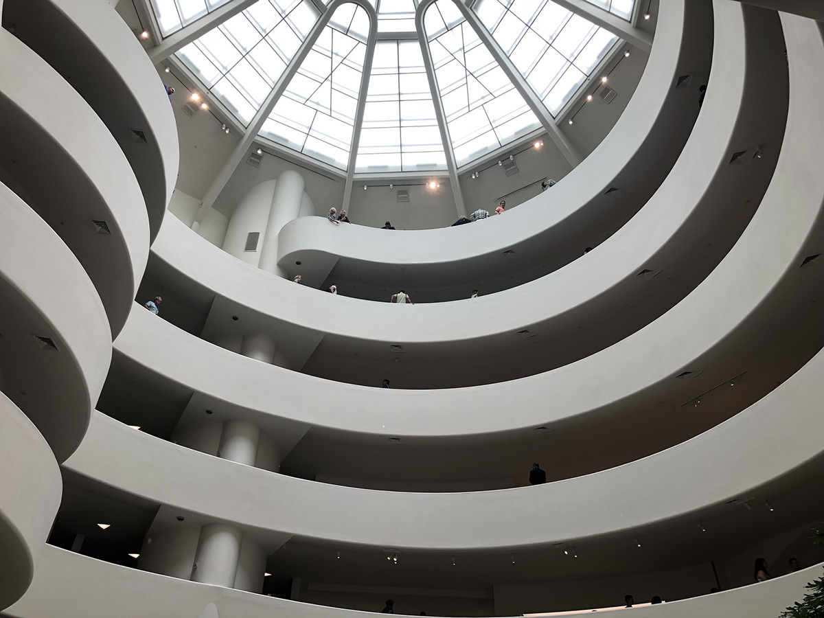 Guggenheim Museum, New York.  Interior.