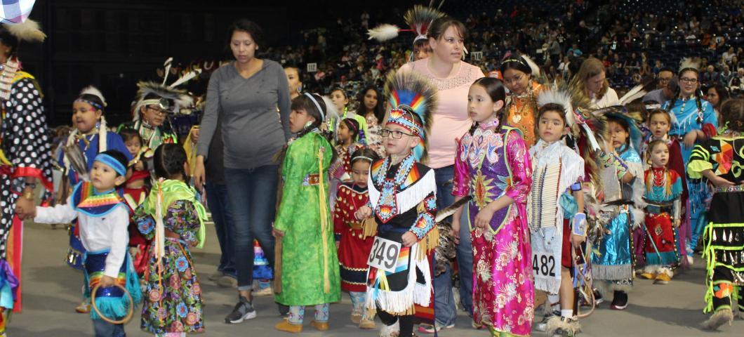 Tony Tot Dancers at the MSU Pow Wow